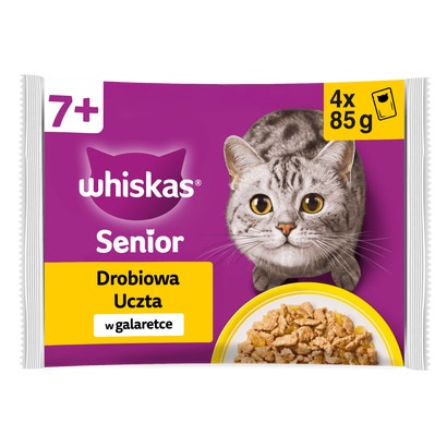 Senior 7+ Karma mokra Drobiowa Uczta w galaretce
